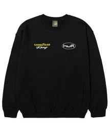 HUF x Goodyear Team ハフ クルーネック ロゴ スウェット 長袖 HUF x Goodyear Team ハフ クルーネック ロゴ スウェット 長袖