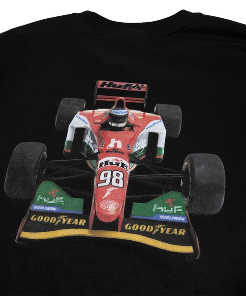 HUF（ハフ）の「GOODYEAR F1 CREWNECK / HUF クルースウェット
