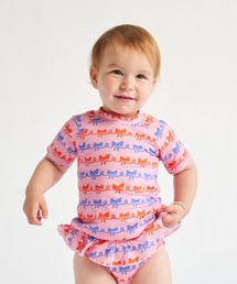 BOBO CHOSES（ボボショーズ）の「Baby Ribbon Bow all over swim T-shirt（ラッシュガード・キッズ）」