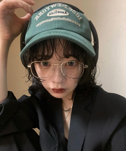 SHEPP（シープ）の「ロゴ刺繍 ベースボールキャップ（キャップ・レディース・ワイン/ブラック/ネイビー/ベージュ/ブラウン/グリーン/ホワイト・F）」の6枚目の写真