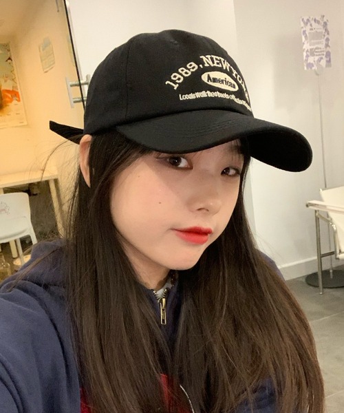 SHEPP（シープ）の「ロゴ刺繍 ベースボールキャップ（キャップ・レディース・ワイン/ブラック/ネイビー/ベージュ/ブラウン/グリーン/ホワイト・F）」の10枚目の写真