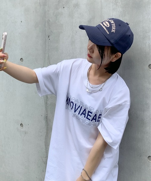 SHEPP（シープ）の「ロゴ刺繍 ベースボールキャップ（キャップ・レディース・ワイン/ブラック/ネイビー/ベージュ/ブラウン/グリーン/ホワイト・F）」の12枚目の写真