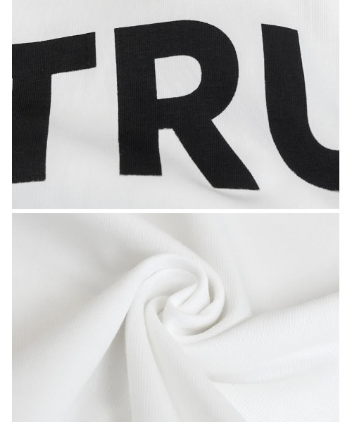 Re:EDIT（リエディ）の「[UVカット][接触冷感][紫外線対策]TRUEメタリックロゴプリントTシャツ（Tシャツ/カットソー・レディース・ホワイト×シルバー/チャコールグレー/ブラック/ホワイト×ゴールド/ホワイト×ブラック・MEDIUM/LARGE）」の17枚目の写真