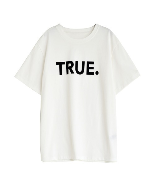 Re:EDIT（リエディ）の「[UVカット][接触冷感][紫外線対策]TRUEメタリックロゴプリントTシャツ（Tシャツ/カットソー・レディース・ホワイト×シルバー/チャコールグレー/ブラック/ホワイト×ゴールド/ホワイト×ブラック・MEDIUM/LARGE）」の19枚目の写真