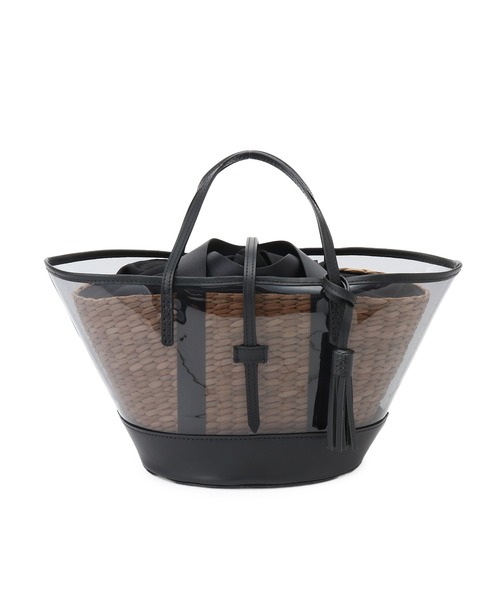 The Bagmati（ザバグマティ）の「【雑誌掲載】【BAGMATI（バグマティ）】BANGKUAN/PVC（かごバッグ・レディース・ホワイト系その他5・FREE）」の7枚目の写真