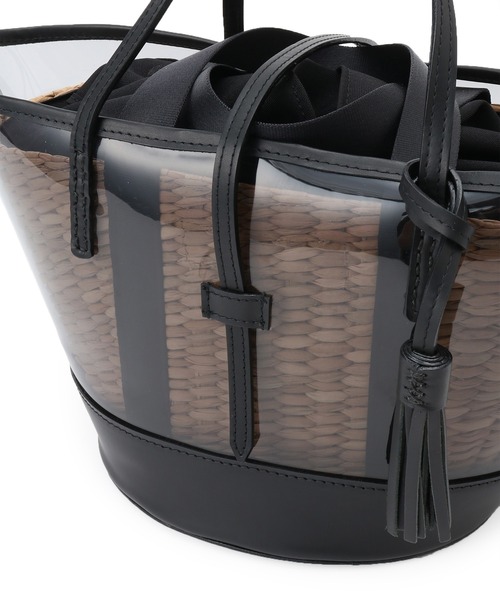 The Bagmati（ザバグマティ）の「【雑誌掲載】【BAGMATI（バグマティ）】BANGKUAN/PVC（かごバッグ・レディース・ホワイト系その他5・FREE）」の10枚目の写真