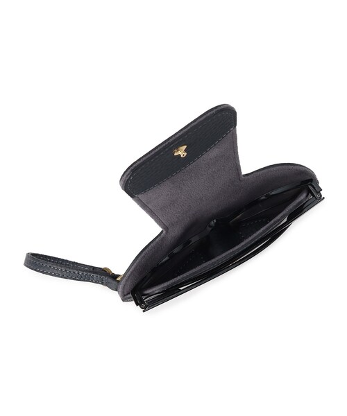 TOFF&LOADSTONE（トフアンドロードストーン）の「アイウェアケース with ストラップ シュリンク（その他・メンズ・ネイビー/ライトグレー系9/ブラック/ダークウッド・00）」の7枚目の写真