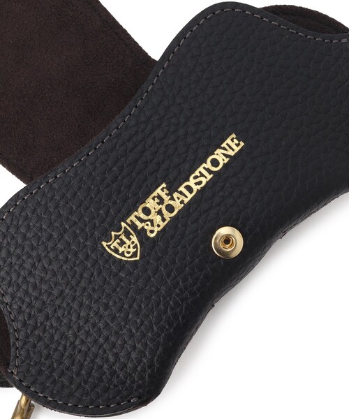 TOFF&LOADSTONE（トフアンドロードストーン）の「アイウェアケース with ストラップ シュリンク（その他・メンズ・ネイビー/ライトグレー系9/ブラック/ダークウッド・00）」の14枚目の写真