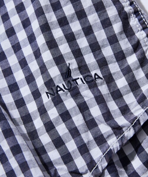 NAUTICA（ノーティカ）の「NAUTICA/ノーティカ Faded L/S Shirt (Broadcloth Check)/ブリーチ ブロードチェックシャツ ロングスリーブ（シャツ/ブラウス・メンズ・グリーン/ネイビー・MEDIUM/LARGE/X-LARGE）」の5枚目の写真