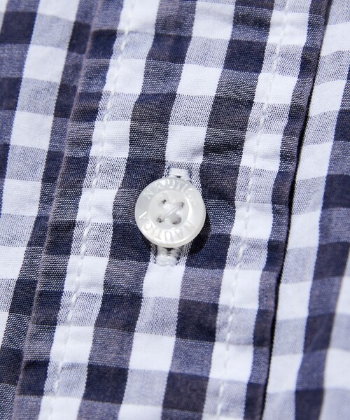 NAUTICA（ノーティカ）の「NAUTICA/ノーティカ Faded L/S Shirt (Broadcloth Check)/ブリーチ ブロードチェックシャツ ロングスリーブ（シャツ/ブラウス・メンズ・グリーン/ネイビー・MEDIUM/LARGE/X-LARGE）」の6枚目の写真