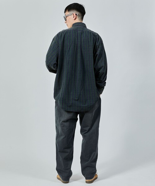 NAUTICA（ノーティカ）の「NAUTICA/ノーティカ Faded L/S Shirt (Broadcloth Check)/ブリーチ ブロードチェックシャツ ロングスリーブ（シャツ/ブラウス・メンズ・グリーン/ネイビー・MEDIUM/LARGE/X-LARGE）」の12枚目の写真