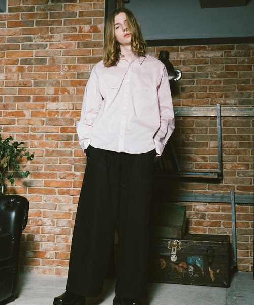 Forte（フォルテ ウエストサイドモダンロングスリーブメッシュニットポロシャツ Forte（フォルテ）（フォルテ）の「West Side Modern L/S Shirt