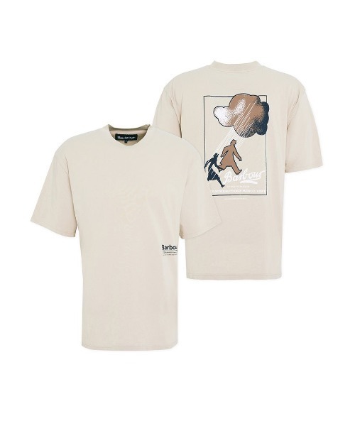 Barbour(バブアー)の「"Heritage + / ヘリテージ プラス" Portland アーカイブ プリント Tシャツ(Tシャツ/カットソー・メンズ・ネイビー/ベージュ/オリーブ・X-SMALL/SMALL/MEDIUM)」の2枚目の写真