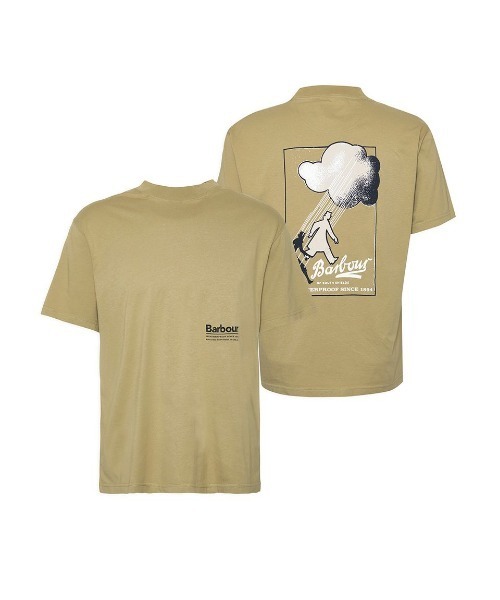 【セール】'Heritage + / ヘリテージ プラス' Portland アーカイブ プリント Tシャツ（Tシャツ/カットソー）｜Barbour（バブアー）