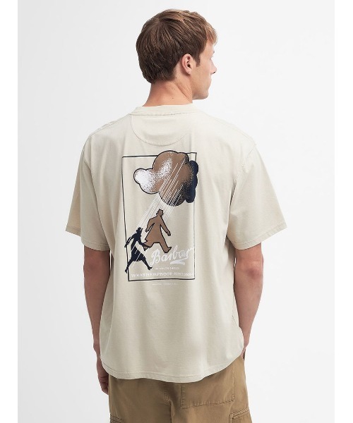 Barbour(バブアー)の「"Heritage + / ヘリテージ プラス" Portland アーカイブ プリント Tシャツ(Tシャツ/カットソー・メンズ・ネイビー/ベージュ/オリーブ・X-SMALL/SMALL/MEDIUM)」の6枚目の写真