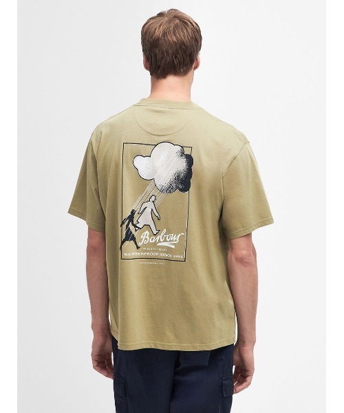 Barbour(バブアー)の「"Heritage + / ヘリテージ プラス" Portland アーカイブ プリント Tシャツ(Tシャツ/カットソー・メンズ・ネイビー/ベージュ/オリーブ・X-SMALL/SMALL/MEDIUM)」の13枚目の写真