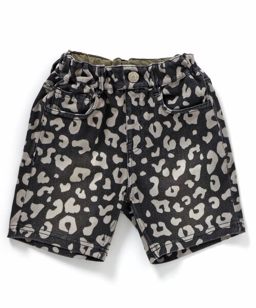 F.O.KIDS（エフオーキッズ）の「デニムニットハーフパンツ（デニムパンツ・キッズ・ブラック/ブルー/ネイビー・80/90/95/100/110/120/130/140/150）」の4枚目の写真