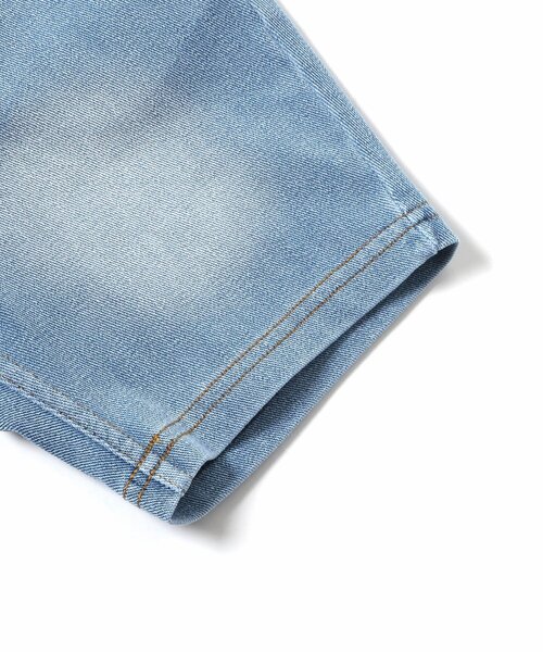 F.O.KIDS（エフオーキッズ）の「デニムニットハーフパンツ（デニムパンツ・キッズ・ブラック/ブルー/ネイビー・80/90/95/100/110/120/130/140/150）」の9枚目の写真