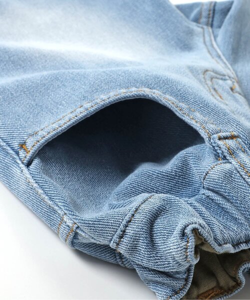 F.O.KIDS（エフオーキッズ）の「デニムニットハーフパンツ（デニムパンツ・キッズ・ブラック/ブルー/ネイビー・80/90/95/100/110/120/130/140/150）」の19枚目の写真