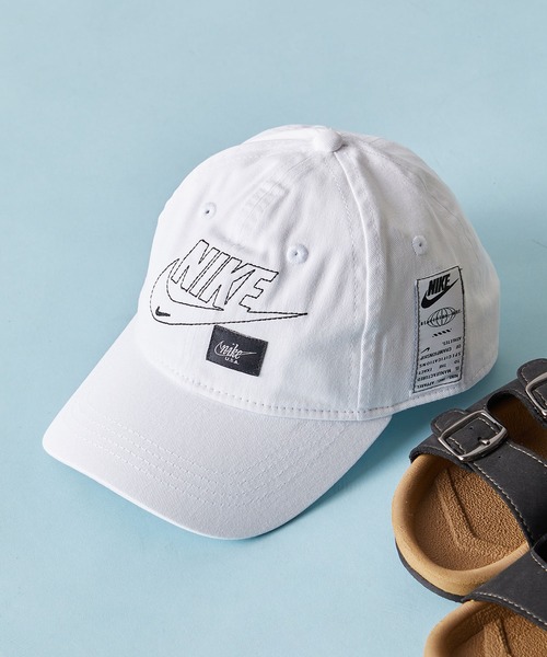 NIKE（ナイキ）の「NIKE NAN LABEL MASHUP CLUB CAP（キャップ・キッズ・ホワイト/ブルー・FREE）」の2枚目の写真