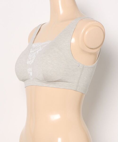 AMOSTYLE BY Triumph（アモスタイルバイトリンプ）の「植物染め ナイトブラ ナチュラルタッチコレクション AMST1475 N-Top1 JX（ナイトブラ・レディース・グレー/ピンク・L/LL/M）」の10枚目の写真