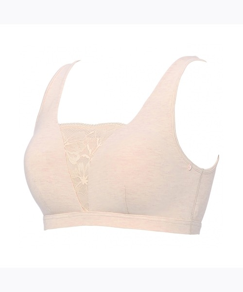 AMOSTYLE BY Triumph（アモスタイルバイトリンプ）の「植物染め ナイトブラ ナチュラルタッチコレクション AMST1475 N-Top1 JX（ナイトブラ・レディース・グレー/ピンク・L/LL/M）」の5枚目の写真