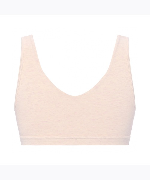 AMOSTYLE BY Triumph（アモスタイルバイトリンプ）の「植物染め ナイトブラ ナチュラルタッチコレクション AMST1475 N-Top1 JX（ナイトブラ・レディース・グレー/ピンク・L/LL/M）」の6枚目の写真