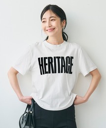 フロッキープリントTシャツ