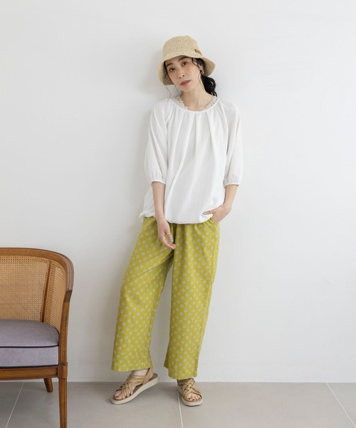 studio CLIP（スタディオクリップ）の「2WAYレースタンクトップ[プチ・プラスサイズあり]（タンクトップ・レディース・スモーク/ライトグレー/アイボリー/カーキ/オフホワイト/イエロー/ラベンダー/モカ/ブラック・X-LARGE/XXX-LARGE/LARGE/MEDIUM/XX-LARGE/PF）」の19枚目の写真