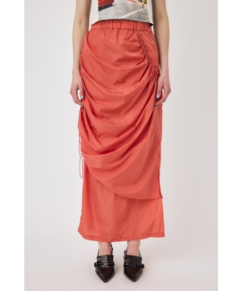 MOUSSY（マウジー）の「DRAWSTRING GATHER スカート（スカート・レディース・ホワイト/ブラック/オレンジ・1/2）」の17枚目の写真