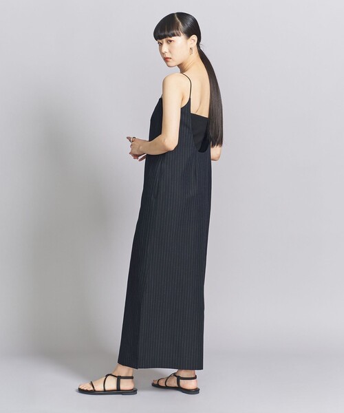BEAUTY&YOUTH UNITED ARROWS（ビューティーアンドユースユナイテッドアローズ）の「バックオープン キャミワンピース（ワンピース・レディース・ブラック/ネイビー・S/M）」の5枚目の写真