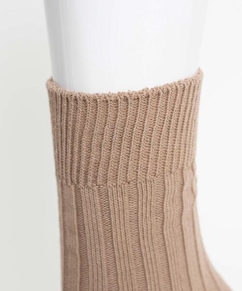 WEGO（ウィゴー）の「WEGO/ローゲージソックス（ソックス/靴下・レディース・ライトグレー/オフホワイト/ホワイト/サックスブルー/ピンク/ベージュ/ブラック・23-25cm）」の9枚目の写真