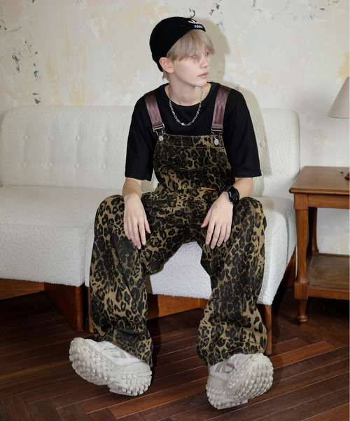 neos（ネオス）の「【neos】ルーズシルエット レオパード 総柄 ツイル