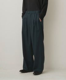 パンツ JUHA 24AW 2TUCK WIDE EASY PANTS. 2TUCK WIDE EASY PANTS -BROWN- | IN ONLINE STORE