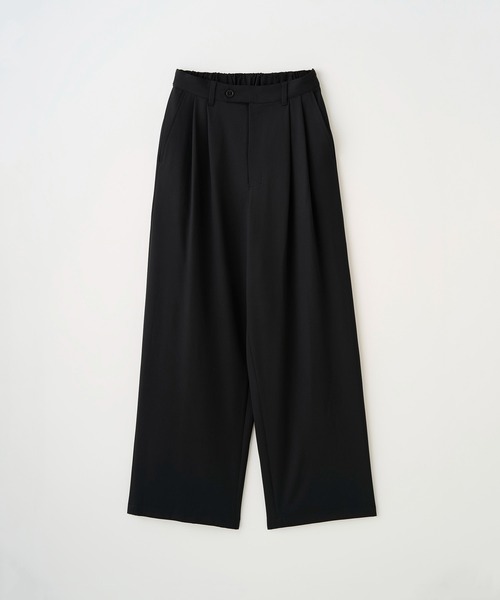 2TUCK WIDE EASY PANTS（スラックス）｜JUHA（ユハ）の