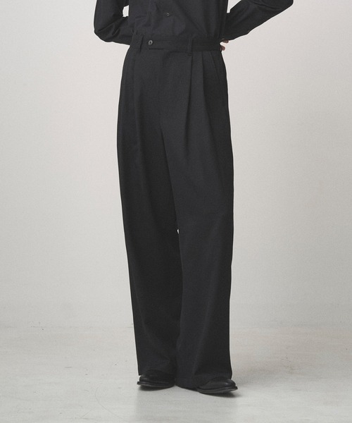 完売 JUHA ユハ / 2TUCK WIDE EASY PANTS / 3 完売 JUHA ユハ / 2TUCK WIDE EASY PANTS / 3 JUHA/ユハ】2TUCK