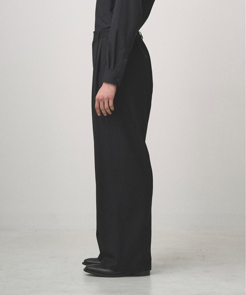 2TUCK WIDE EASY PANTS（スラックス）｜JUHA（ユハ）の