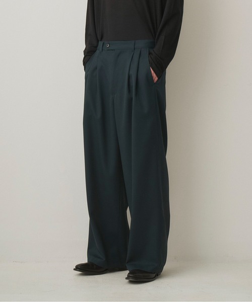 パンツ 2TUCK WIDE EASY PANTS 2TUCK WIDE EASY PANTS（スラックス）｜JUHA（ユハ）の