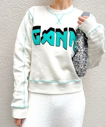 【GANNI / ガニー】 Isoli Artwork Sweatshirt GANNI（ガニー）の「Isoli Artwork Sweatshirt（スウェット
