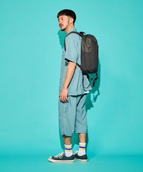 BURLAP OUTFITTER(バーラップアウトフィッター)の「CS BOOK PACK / チャレンジ セイルクロス ブックパック(バックパック/リュック・メンズ・ブラック・ONE SIZE)」の7枚目の写真