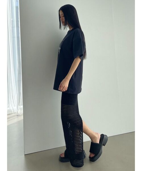 EMODA（エモダ）の「ニットワイドバンドサンダル（サンダル・レディース・ブラウン/アイボリー/ブラック・SMALL/MEDIUM/LARGE）」の14枚目の写真