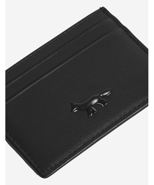値下げ　メゾン キツネ　 財布 カードケース ブラック メゾンキツネ MAISON KITSUNE MAISON KITSUNE メゾン キツネ カード