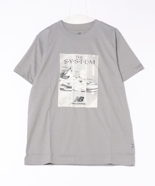 NEW BALANCE(ニューバランス)の「《New Balance》MT41595(Tシャツ/カットソー・メンズ・ライトグレー/ブラック・XL/S/M/L/2XL)」の1枚目の写真