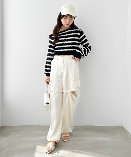 Heather(ヘザー)の「Wリボンサンダル 113311(サンダル・レディース・アイボリー/ブラック/シルバー・M/L)」の19枚目の写真