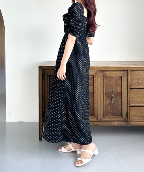 Heather(ヘザー)の「Wリボンサンダル 113311(サンダル・レディース・アイボリー/ブラック/シルバー・M/L)」の5枚目の写真