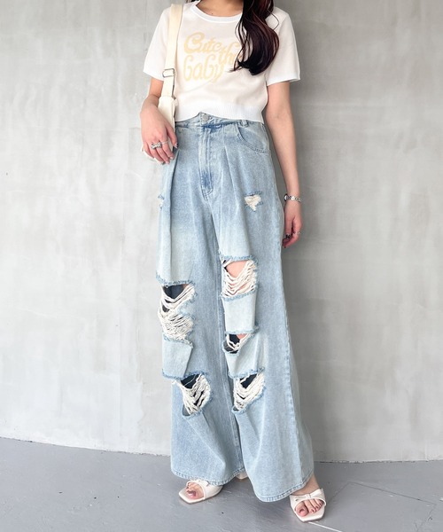 Heather(ヘザー)の「Wリボンサンダル 113311(サンダル・レディース・アイボリー/ブラック/シルバー・M/L)」の7枚目の写真