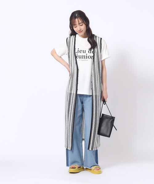 Cutie Blonde(キューティーブロンド)の「◆【2点セット】チュールキャミソール+ロゴTシャツ(Tシャツ/カットソー・レディース・ブラック/ライトグレー・02/03/04)」の15枚目の写真