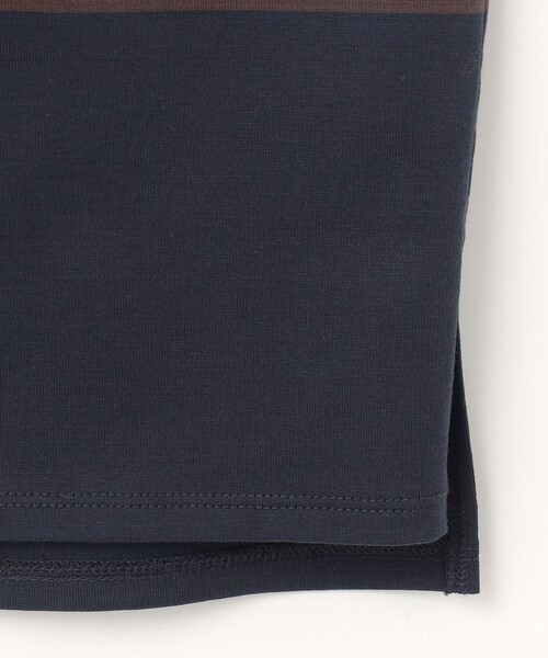 23区 L(ニジュウサンクオオキイサイズ)の「【洗える】ランダムボーダー フレンチスリーブ カットソー(Tシャツ/カットソー・レディース・ベージュ系1/ダークブラウン系1/ネイビー系1・44/46)」の14枚目の写真