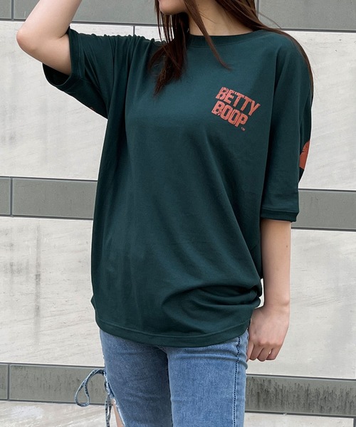 GLAMOROUS JANE(グラマラスジェーン)の「バックプリントBETTTY BOOPビックTシャツ(Tシャツ/カットソー・レディース・モスグリーン/ブラック/オフホワイト・FREE)」の20枚目の写真