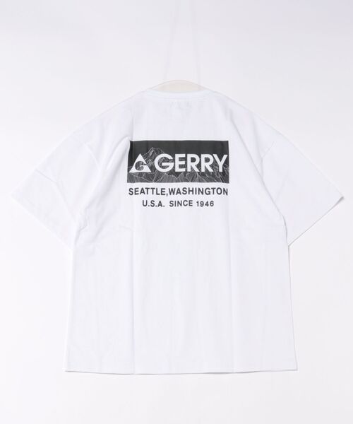 GERRY(ジェリー)の「【GERRY】別注 バックプリント/ワンポイント 刺しゅう 半袖Tシャツ(Tシャツ/カットソー・メンズ・ホワイト/ブラック系1/パープル系1/グレー系1/パープル/ブラック系/ブルー系/カーキ系/ブルー系1/カーキ系1/ブラック/カーキ/ホワイト系/ホワイト系1/ブルー/グレー/パープル系/グレー系/カーキ系2/ブラック系2/パープル系2/ブルー系2/グレー系3/グレー系2/ホワイト系2/ホワイト系3/ブラック系3/パープル系3/カーキ系3/ブルー系3/ホワイト系4/ホワイト系6/ブラック系4/ホワイト系5/ブラック系8/ホワイト系7/ブラック系6/ブラック系5/ホワイト系8/ブラック系7・SMALL/MEDIUM/LARGE/X-LARGE)」の7枚目の写真